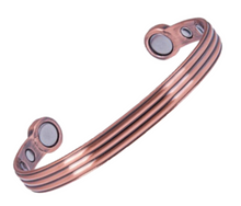 Load image into Gallery viewer, Copper Magnetic Greek Style Bracelet for Tennis Sports, Recovery &amp; Injury Relief