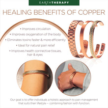 Load image into Gallery viewer, Pure Copper Magnetic Therapy Ring &amp; Golf Bracelet Gift Set - Earth Therapy
