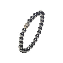 Load image into Gallery viewer, Original Chakra Infused Buddha Bracelet with Spiritual Hematite Healing Stones - Adjustable Sizing for Women, Men and Yogis