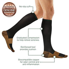 Load image into Gallery viewer, Copper Compression Socks Unisex L/XL - Earth Therapy