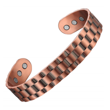 Load image into Gallery viewer, Pure Copper Magnetic Gear Cuff style for Men