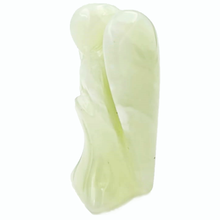 Load image into Gallery viewer, Earth Therapy Pocket Guardian Angel with Serenity Prayer Card - Xiuyu JADE Natural Crystal Healing Stone Figurine - Gift for Yourselves and Your Loved Ones……