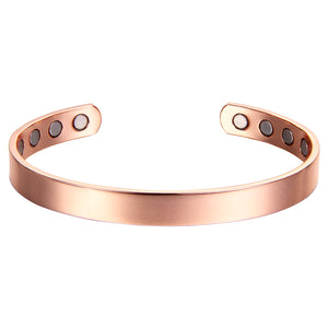 Women’s Pure Copper Magnetic Healing Shiny Bracelet for Arthritis, Carpal Tunnel, and Joint Pain Relief…