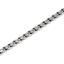 Load image into Gallery viewer, Duo-Tone Titanium Magnetic Therapy Bracelet for Women