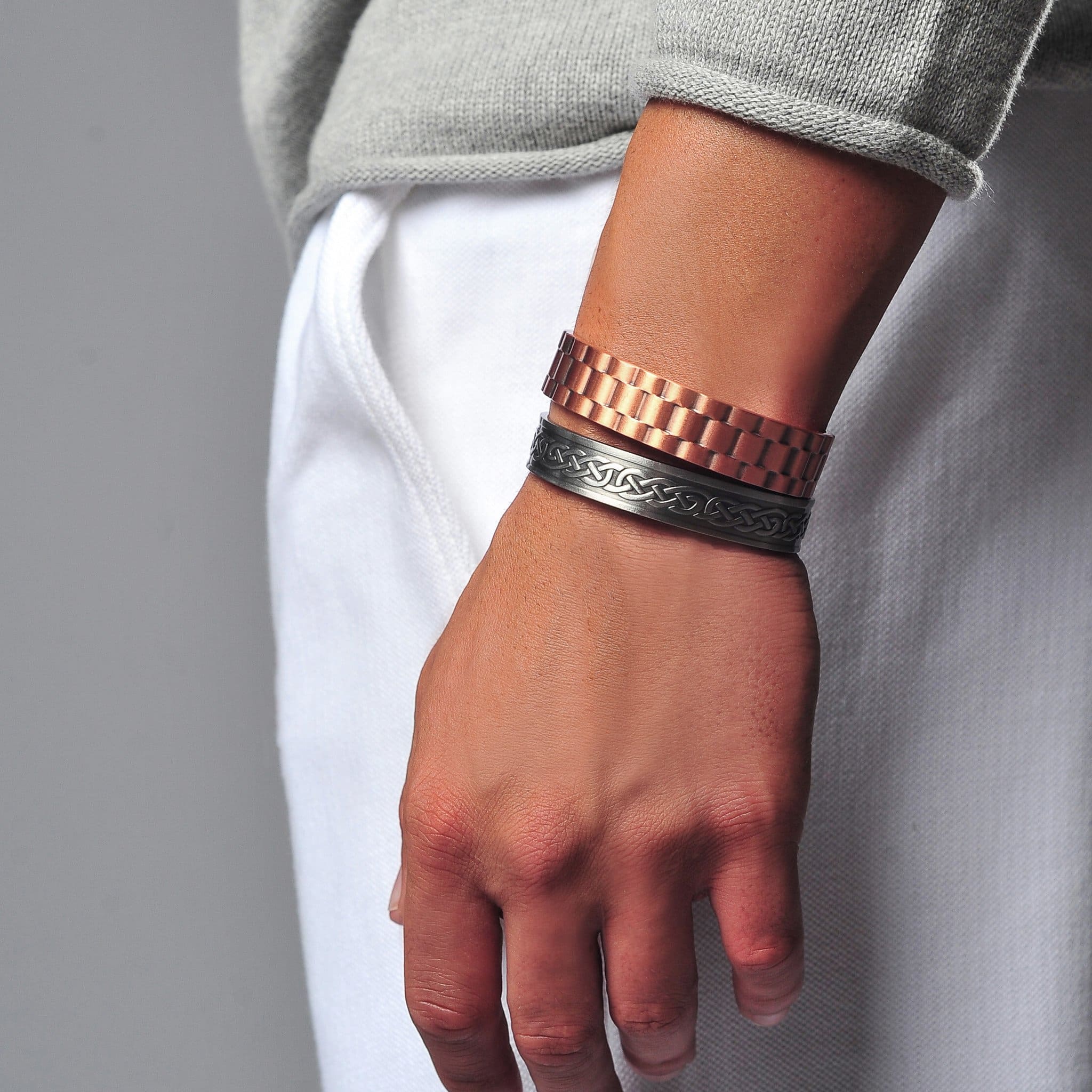 Sabona Brushed Copper Original Magnetic Wristband - Teskeys