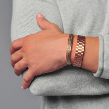 Load image into Gallery viewer, Power Couple Men and Women&#39;s Copper Magnetic Bracelets