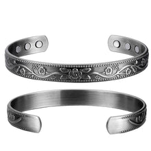 Load image into Gallery viewer, Earth Therapy Iron Flower Magnetic Healing Bracelet for Recovery and Pain Relief