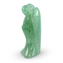 Load image into Gallery viewer, Original Pocket Guardian Angel with Serenity Prayer Card - Green Aventurine Healing Stone
