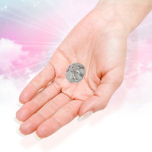Coin Guardian Angel Pocket Serenity Prayer Card-Token Charm for Wallet or Car