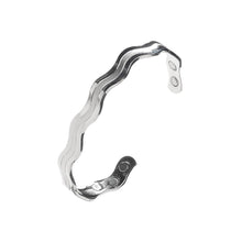 Load image into Gallery viewer, Silver Wave Pure Copper Magnetic Therapy Bracelet