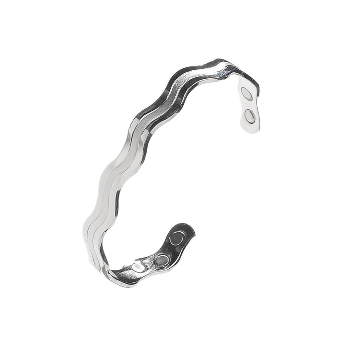 Silver Wave Pure Copper Magnetic Therapy Bracelet