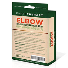 Load image into Gallery viewer, Copper Elbow Compression Sleeve - Medium - Earth Therapy
