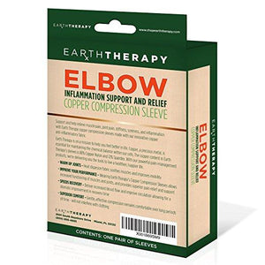 Copper Elbow Compression Sleeve - Large - Earth Therapy