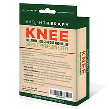 Load image into Gallery viewer, Copper Knee Compression Sleeve - Medium - Earth Therapy