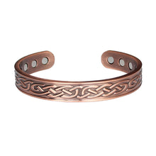 Load image into Gallery viewer, Earth Therapy Bronze Celtic Knot Magnetic Healing Bracelet for Recovery and Pain Relief